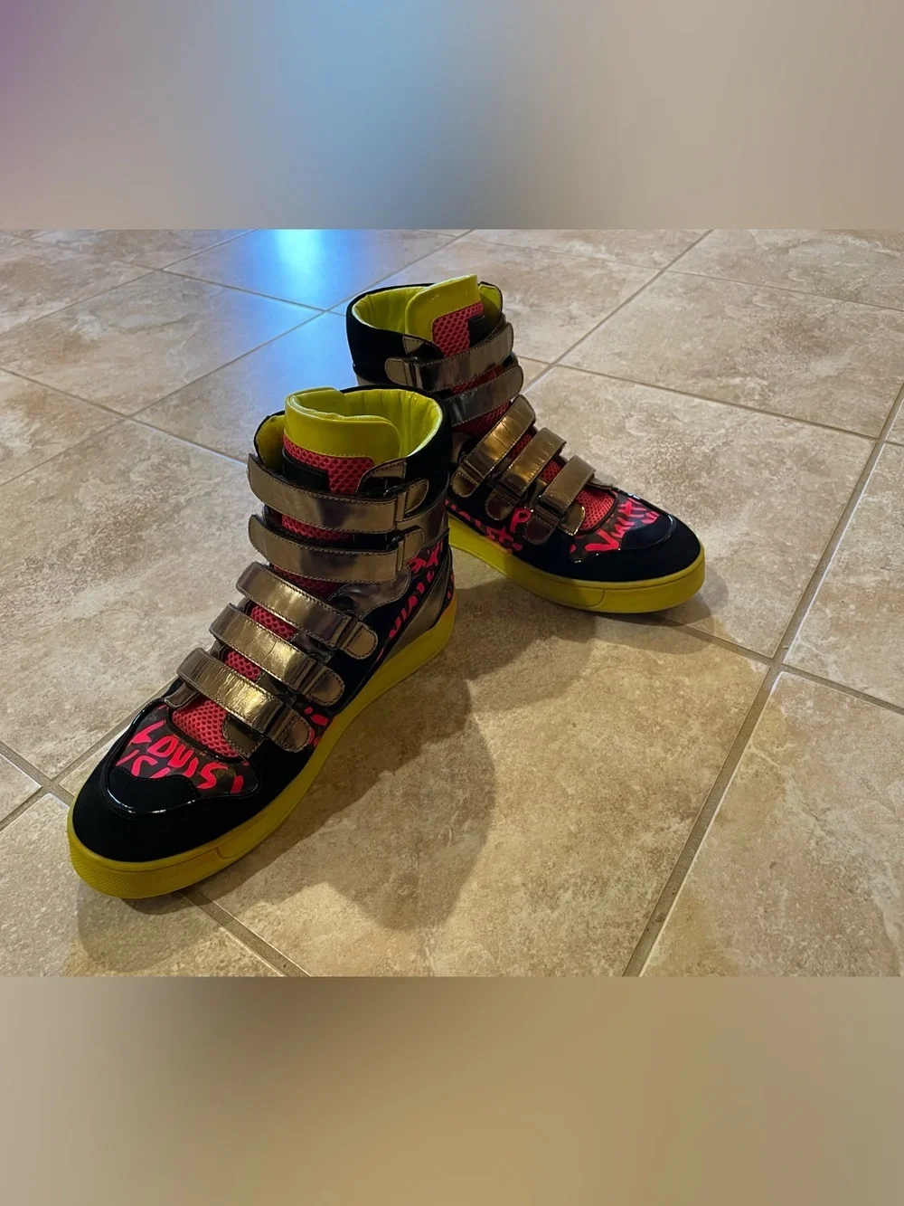 Louis Vuitton Stephen Sprouse Graffiti High Top Sneakers
